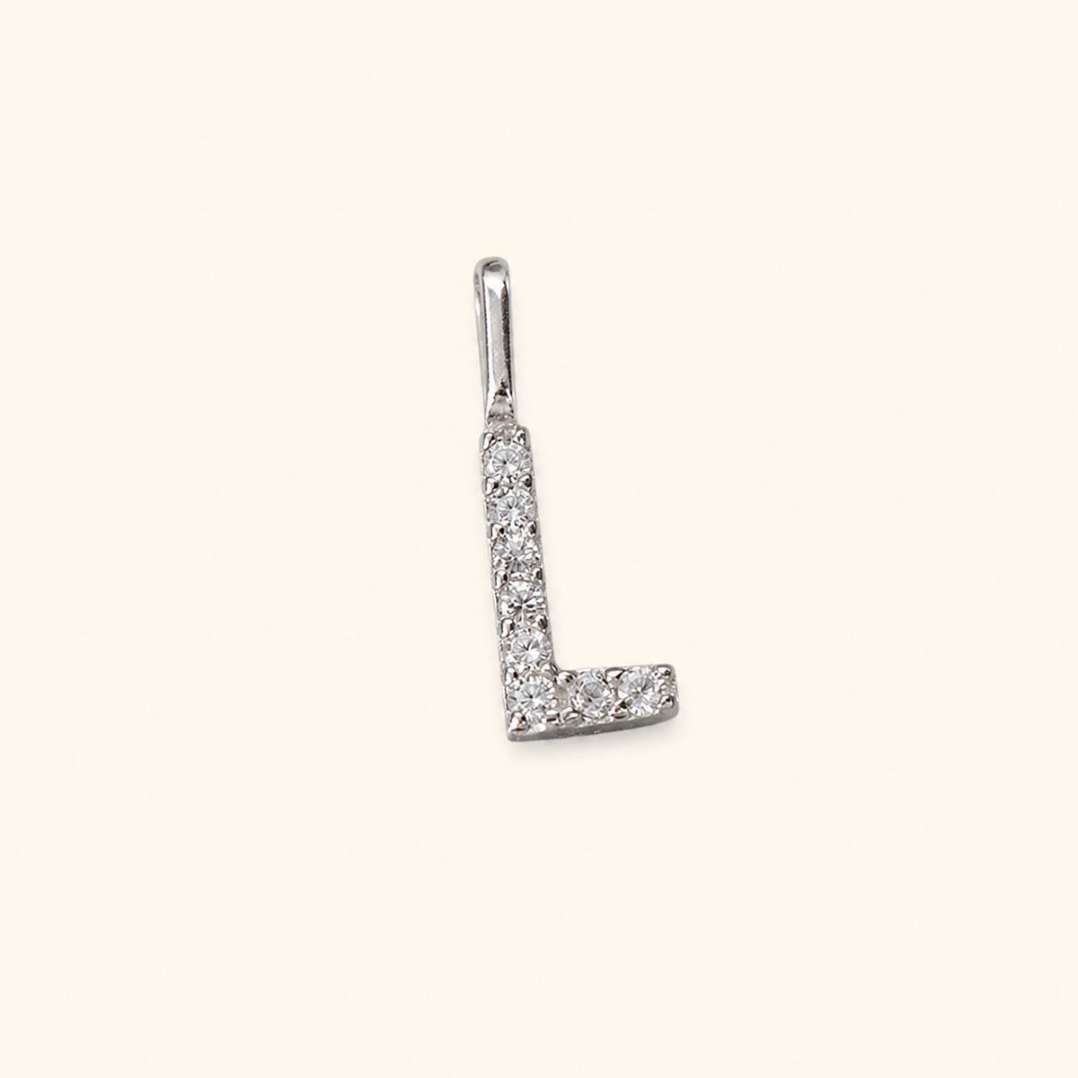 S925 Sterling Silver Personalized 26 Letter Pendant Necklace