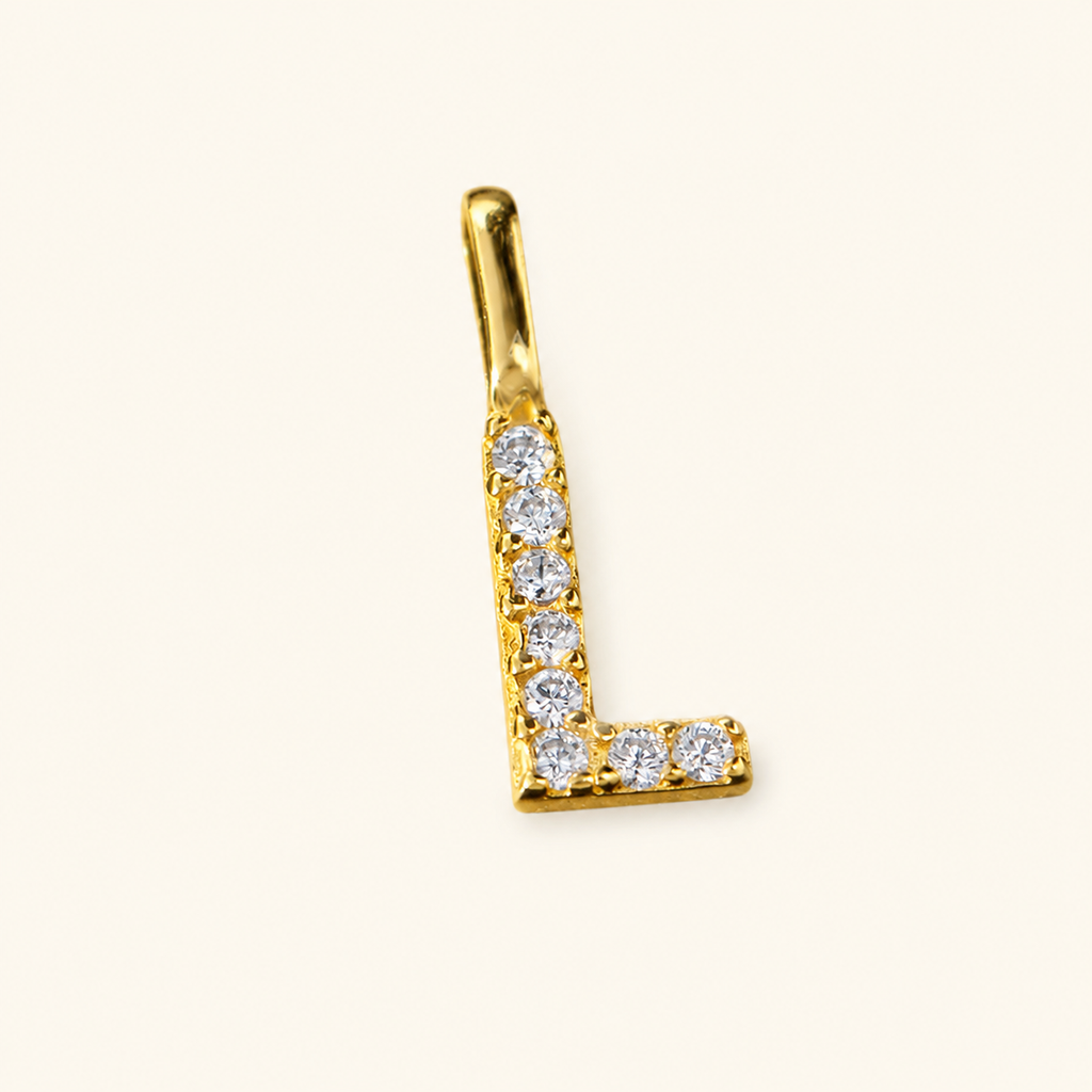 S925 Sterling Silver Personalized 26 Letter Pendant Necklace