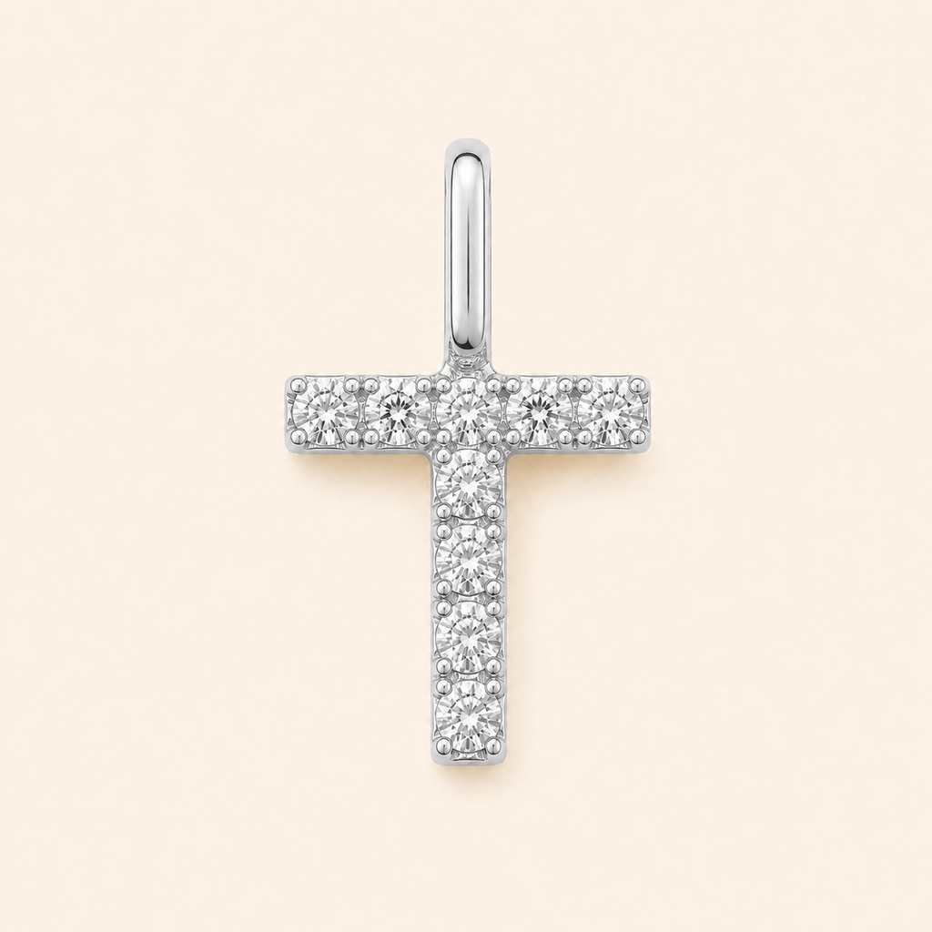 S925 Sterling Silver Personalized 26 Letter Pendant Necklace