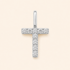 S925 Sterling Silver Personalized 26 Letter Pendant Necklace