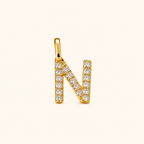 S925 Sterling Silver Personalized 26 Letter Pendant Necklace