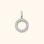 S925 Sterling Silver Personalized 26 Letter Pendant Necklace