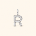 S925 Sterling Silver Personalized 26 Letter Pendant Necklace