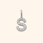 S925 Sterling Silver Personalized 26 Letter Pendant Necklace