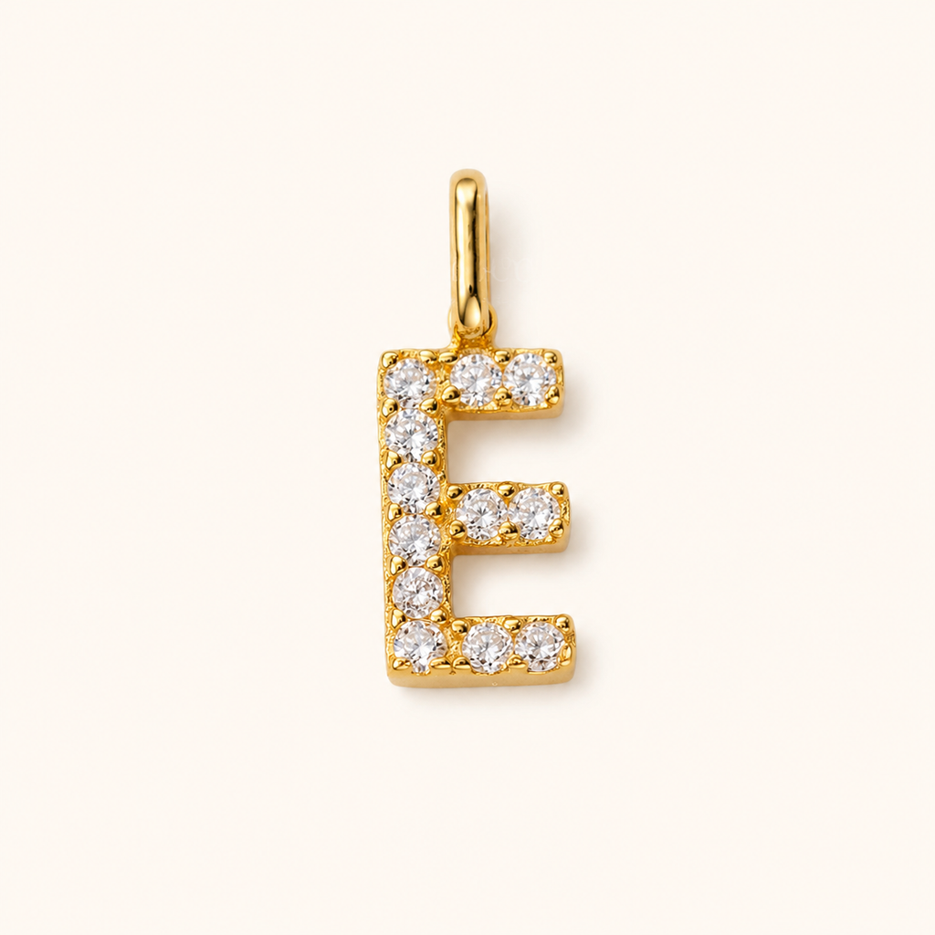 S925 Sterling Silver Personalized 26 Letter Pendant Necklace