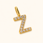 S925 Sterling Silver Personalized 26 Letter Pendant Necklace
