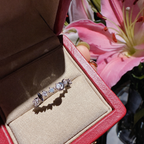 Women’s Celestial Cubic Zirconia Necklace, Earrings, Bracelet & Ring Set with Star and Tassel Details
